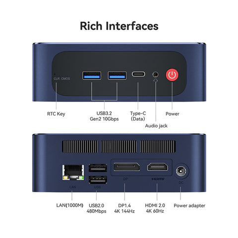 LITNXT-Beelink SEi12 i5-12450H Gaming Mini PC Computer-8