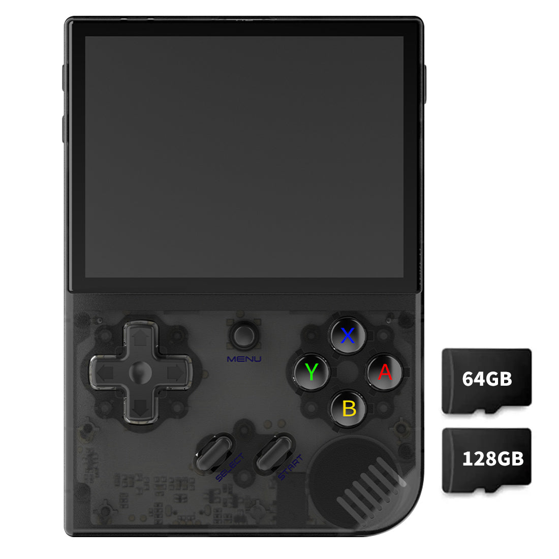 ANBERNIC RG35XX Plus Game Console 128GB - Transparent Black
