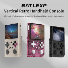 BATLEXP G350 3.5-Inch Vertical Retro Handheld Gaming Console