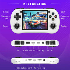 Powkiddy X35H 3.5-Inch IPS Screen Horizontal Handheld Gaming Console