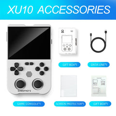 XU10 3.5-Inch IPS Screen Handheld Retro Game Console